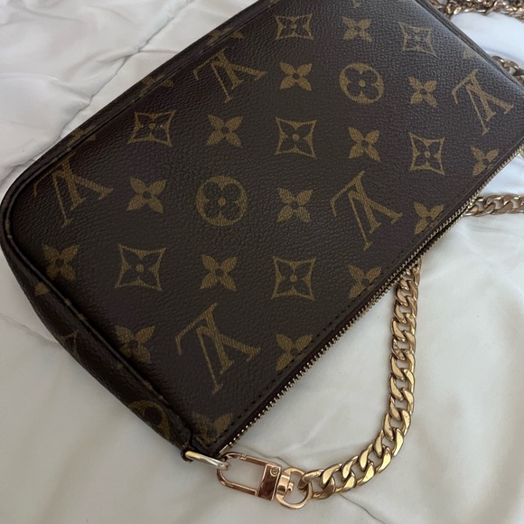 Louis Vuitton Mini Pochette Monogram Clutch - Picture 11 of 14
